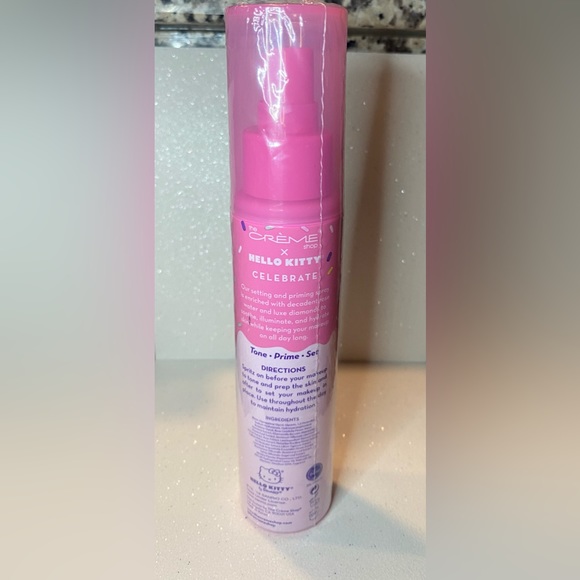 Hello Kitty Setting and Priming Spray Rose Water and Diamond X The Creme Shop - Picture 6 of 9